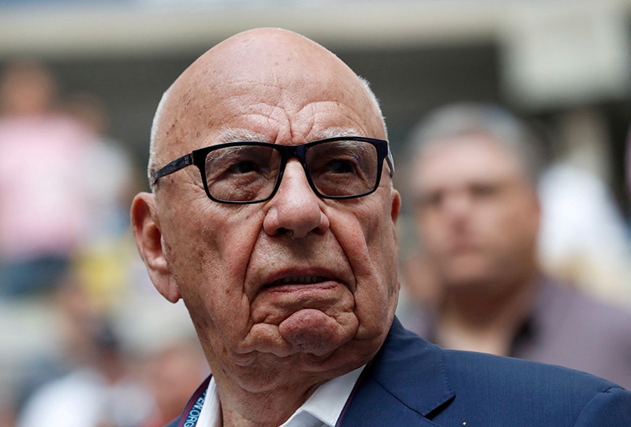 Rupert Murdoch in South Africa in 2017. 