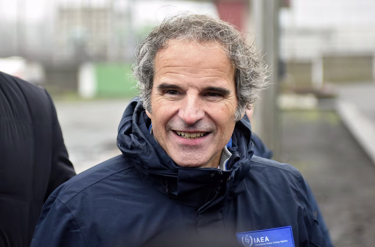 KYIV REGION, UKRAINE - JANUARY 18, 2023 - Director General of the International Atomic Energy Agency Rafael Mariano Grossi is seen at the Chornobyl Nuclear Power Plant in Ukraine on January 1By: 