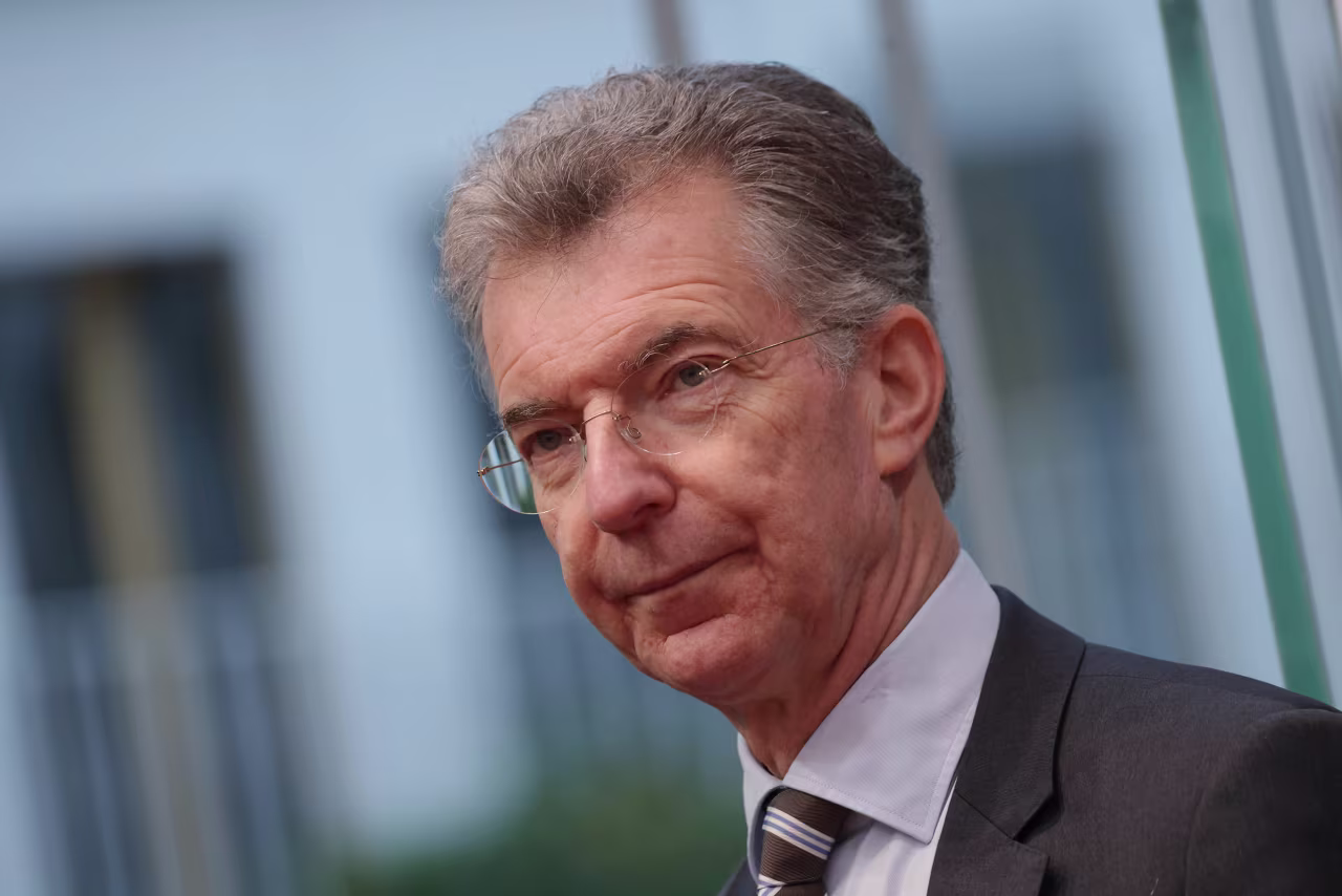 Christoph Heusgen, Chairman of the Munich Security Conference, arrives to speak to the media on February 13, in Berlin, Germany. 