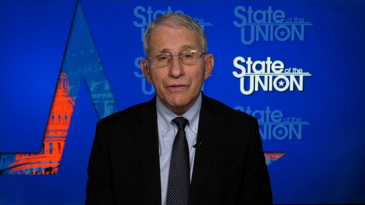 Dr. Anthony?Fauci speaks to CNN on Sunday.