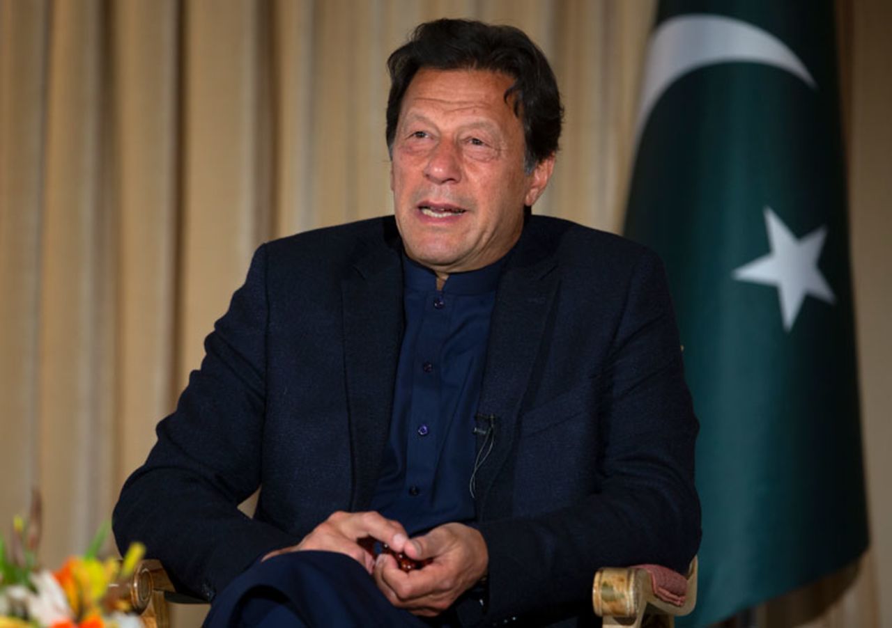 Pakistan's Prime Minister Imran Khan in Islamabad, Pakistan, Monday, March 16.