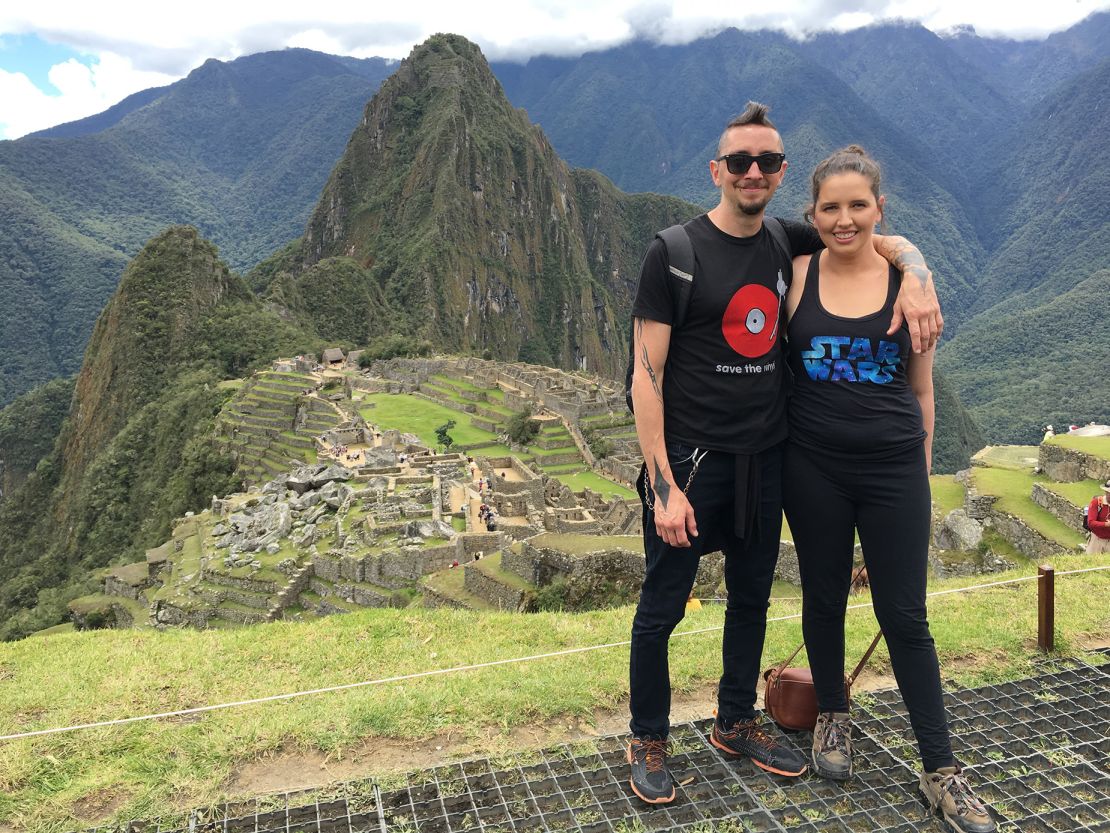 Lucas and Amelia reunited in Peru for their 