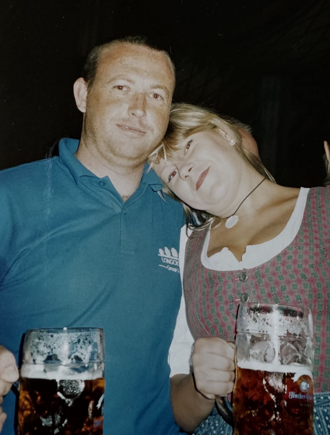 Rags and Mandy met at Oktoberfest in 2001. Here they are pictured at another beer festival a couple of years later.