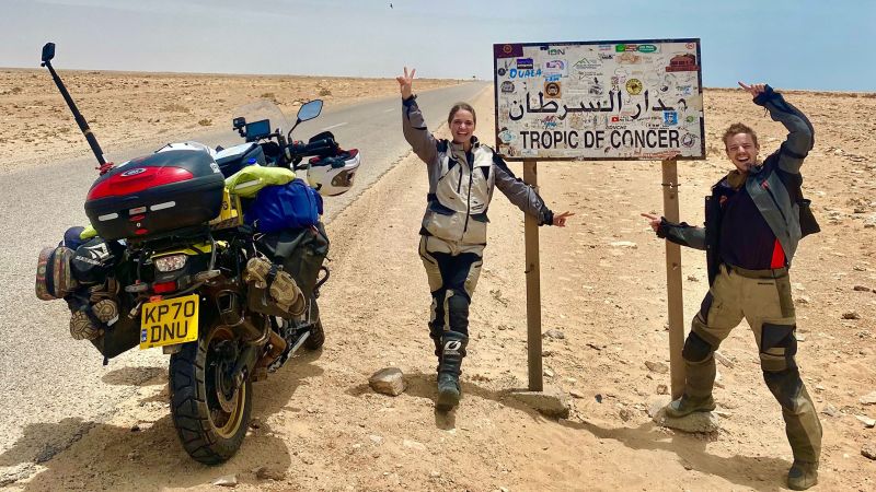 They set off around the world on a motorcycle and ‘fell off many times.’ Now they’re in the record books – CNN