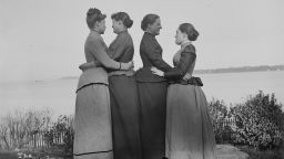 Alice Austen, The Darned Club, 1891, Original glass plate negative, 4 x 5 in, Collection of Historic Richmond
Town.