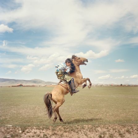 A young horseback rider in Mongolia was captured by photographer Chiara Goia.