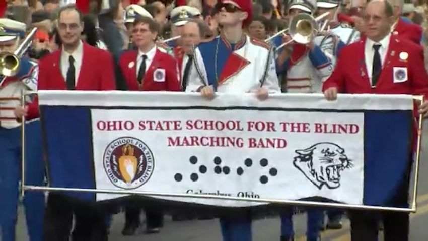 ohio state school marching band blind