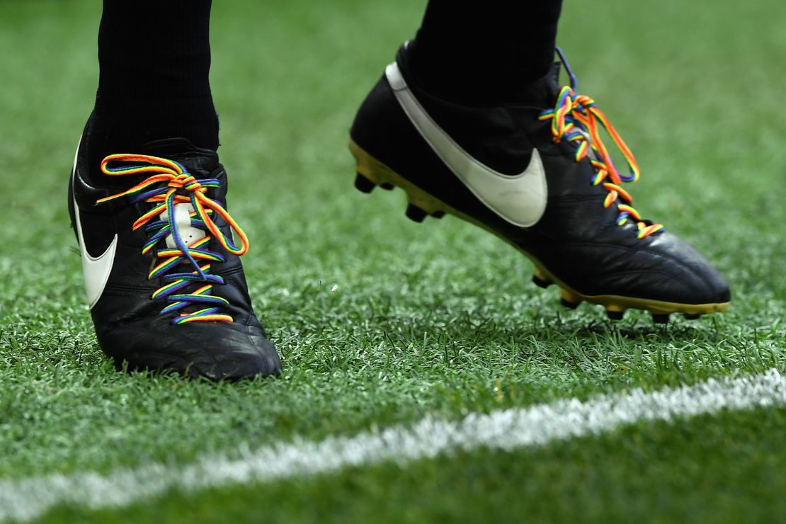 The Premier League has shown support for Stonewall's Rainbow Laces campaign. 