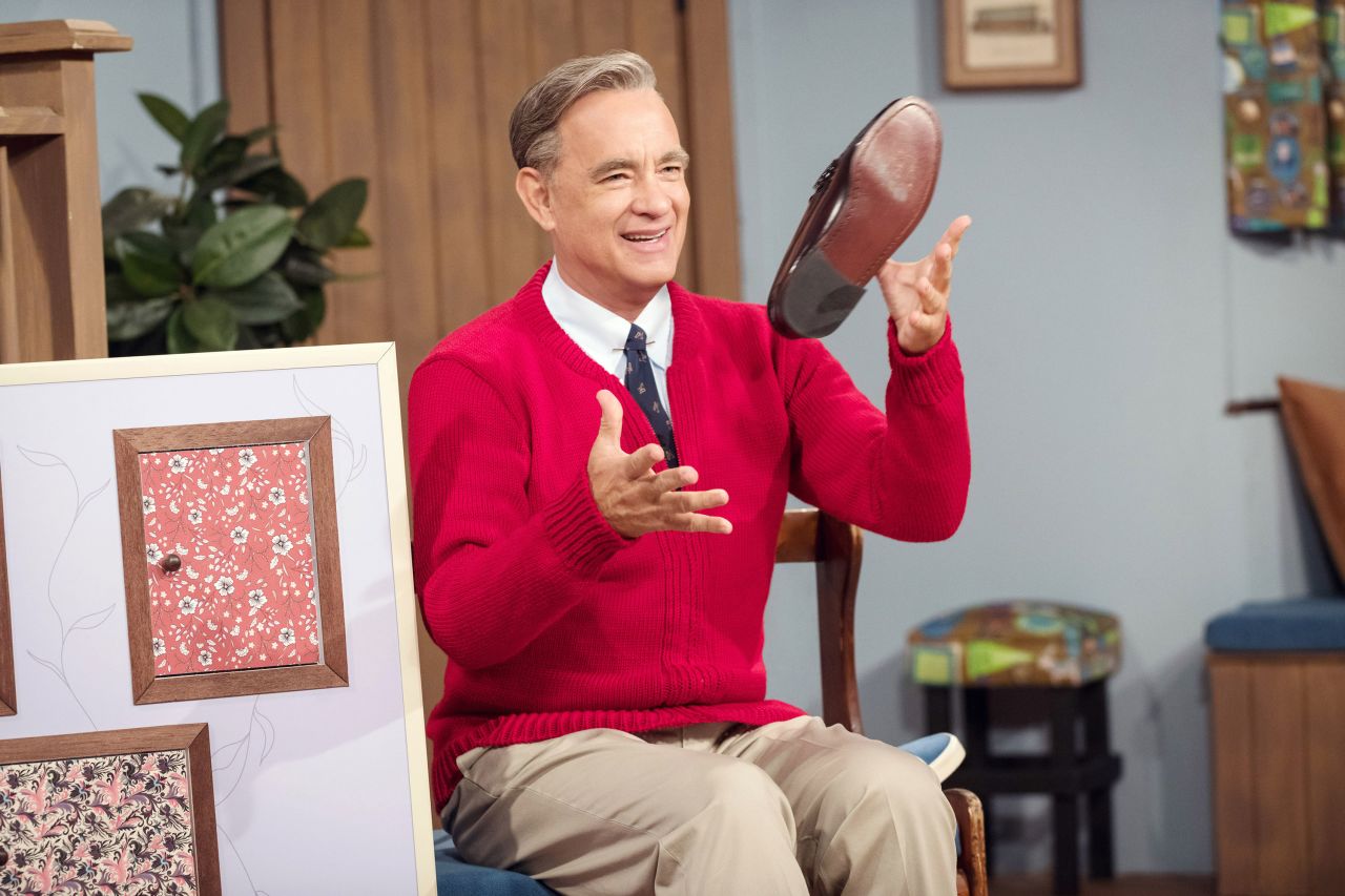 Hanks' latest role was Fred Rogers in "A Beautiful Day in the Neighborhood." He has received a Golden Globe nomination for best supporting actor.