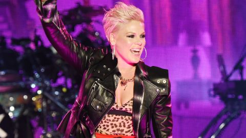 Pink performs onstage at Hollywood Palladium on February 07, 2019 in Los Angeles, California.