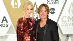 NASHVILLE, TENNESSEE - NOVEMBER 13: (FOR EDITORIAL USE ONLY) Nicole Kidman and Keith Urban attend the 53rd annual CMA Awards at the Music City Center on November 13, 2019 in Nashville, Tennessee. (Photo by John Shearer/WireImage,)
