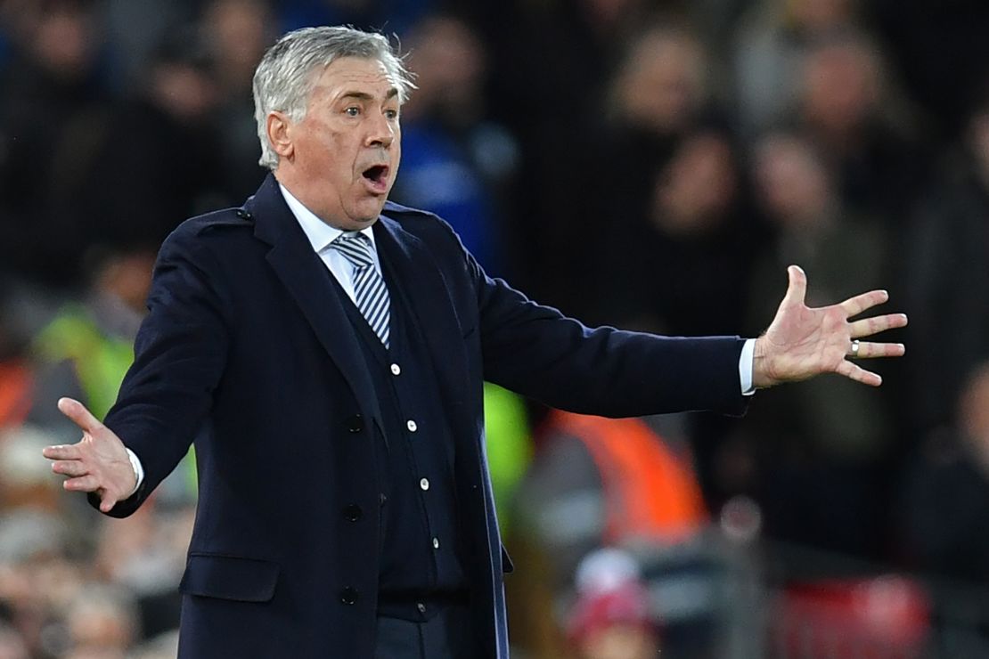 Carlo Ancelotti has now won two and lost two games since taking over as Everton manager.