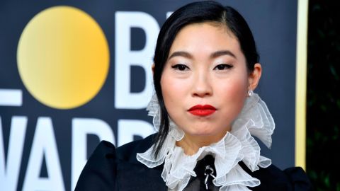 Awkwafina attends the 77th Annual Golden Globe Awards