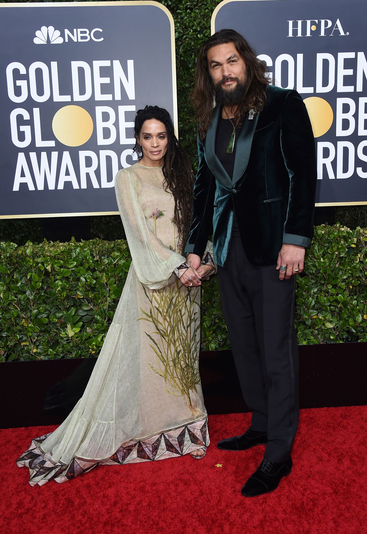 Lisa Bonet and Jason Momoa