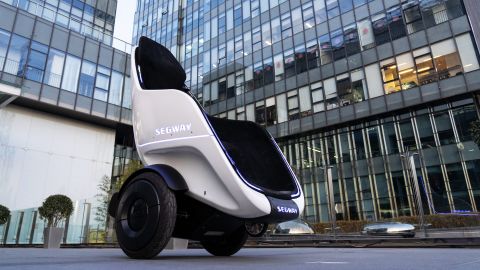 Segway's S-Pod is self-balancing.