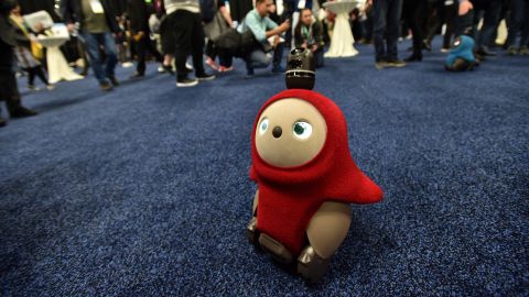 GrooveX's Lovot robot had plenty of fans at CES Unveiled.