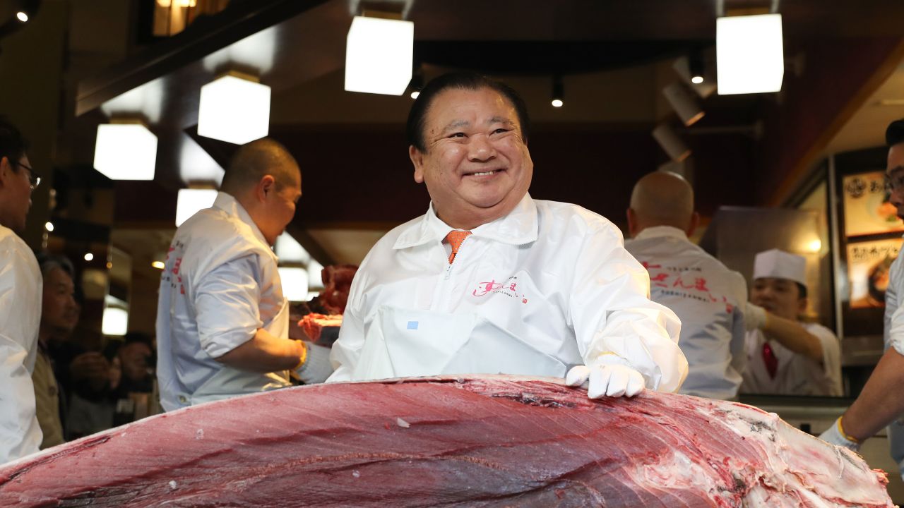 Kimura paid $3.1 million for a fish at last year's auction.
