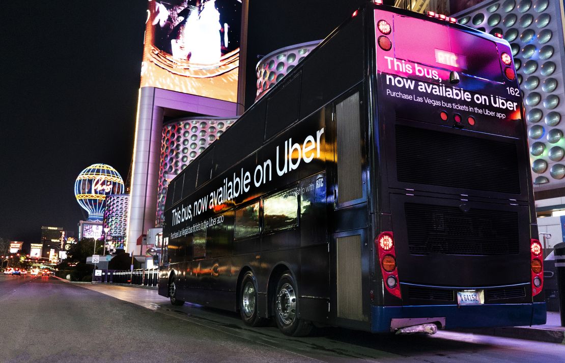 You can now buy a ticket to ride on Las Vegas buses through Uber's app.