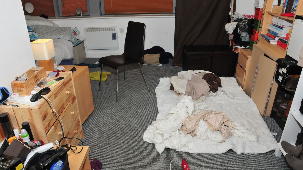 A photo of Sinaga's apartment where he raped dozens of men, released by Greater Manchester Police.