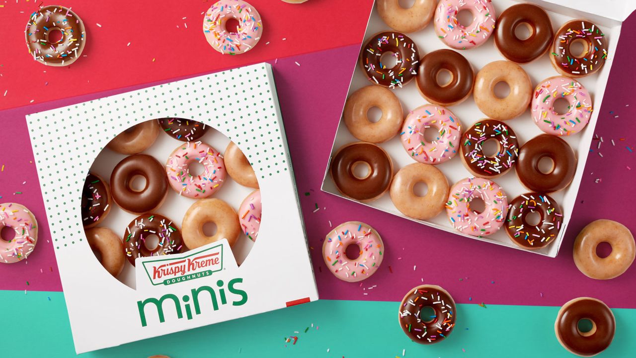 Krispy Kreme is rolling out a mini version of their classic doughnuts