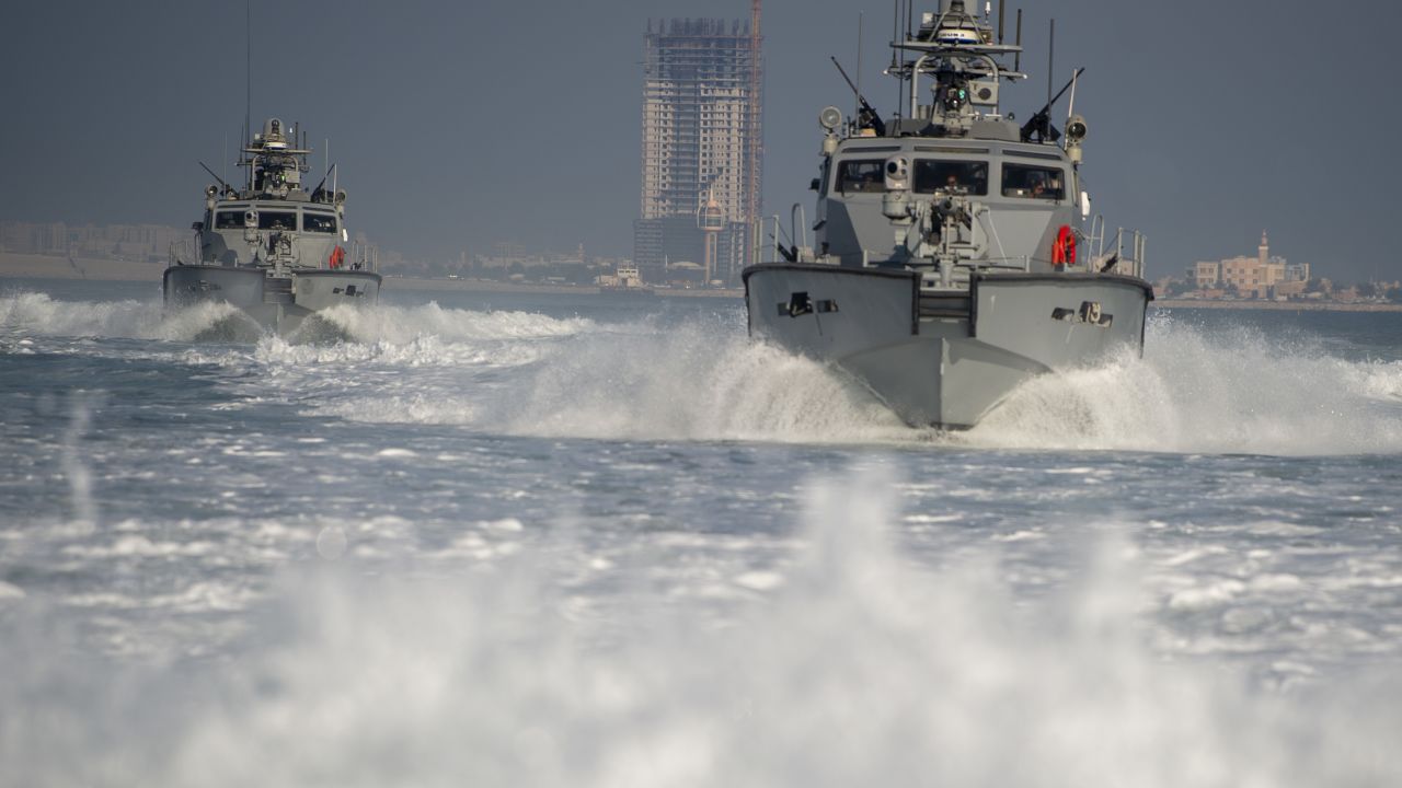 US Navy patrol boats Bahrain