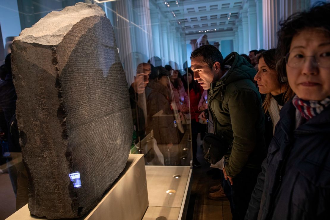 Egypt has previously requested the Rosetta Stone be repatriated from the British Museum.