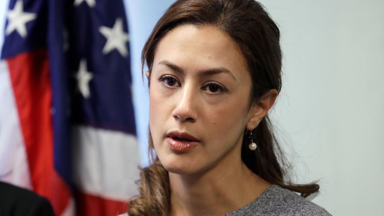Negah Hekmati speaks Monday about her hours-long delay returning to the US from Canada with her family.