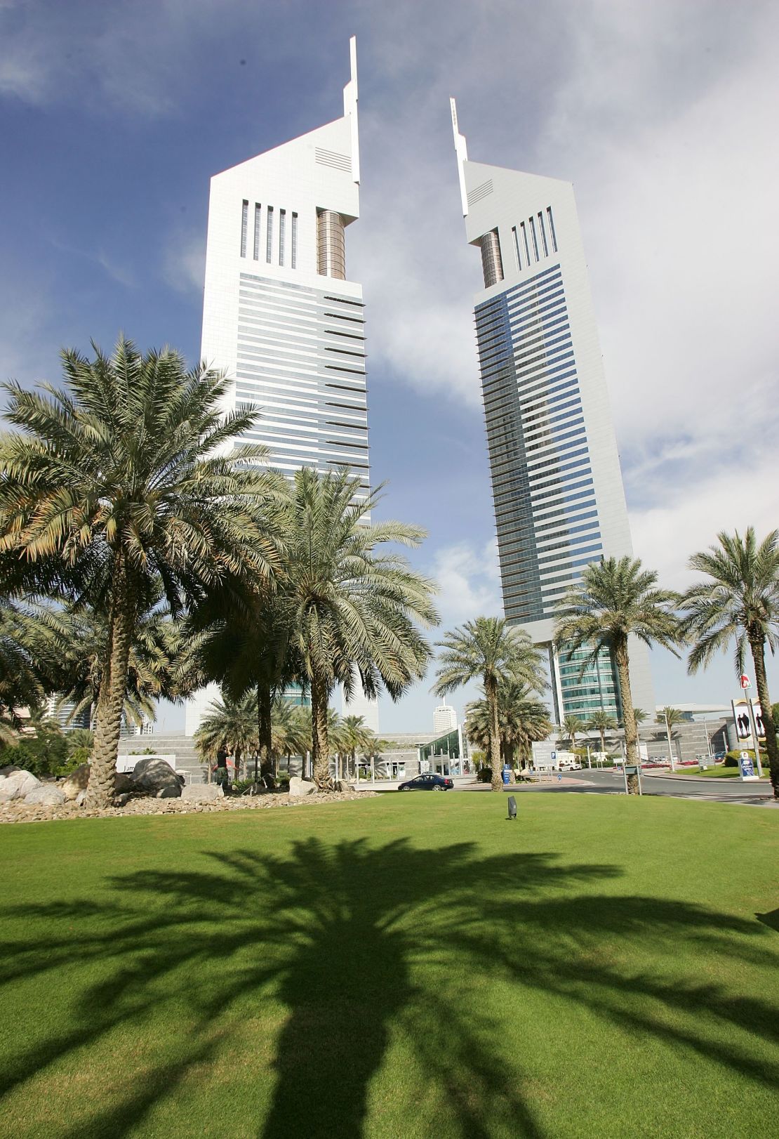 Emirates Towers, in Dubai .