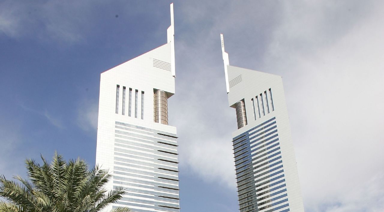 The Jumeirah Emirates Hotel Tower is just slightly shorter at 309 meters (1,014 feet). 