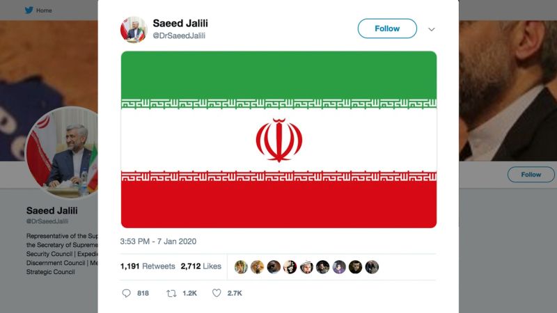 Iran official’s tweet mirrors Trump’s | CNN Politics