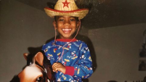 Bakari Henderson in his childhood