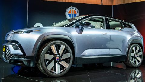 The Fisker Ocean is an electric SUV with a driving range of 250 to 300 miles on a charge, according to the company.