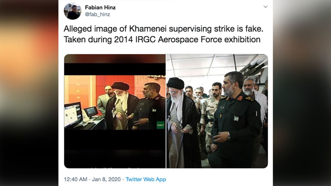 Misinformation about Iran’s missile attack on bases housing US troops