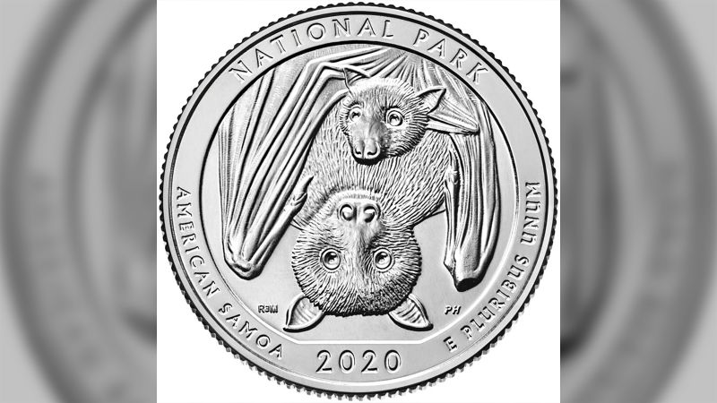 Samoan fruit bats will be featured on quarters released by the US