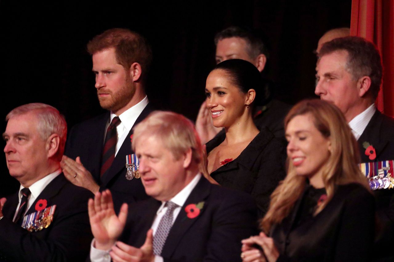 The couple attends the annual Festival of Remembrance in November 2019.