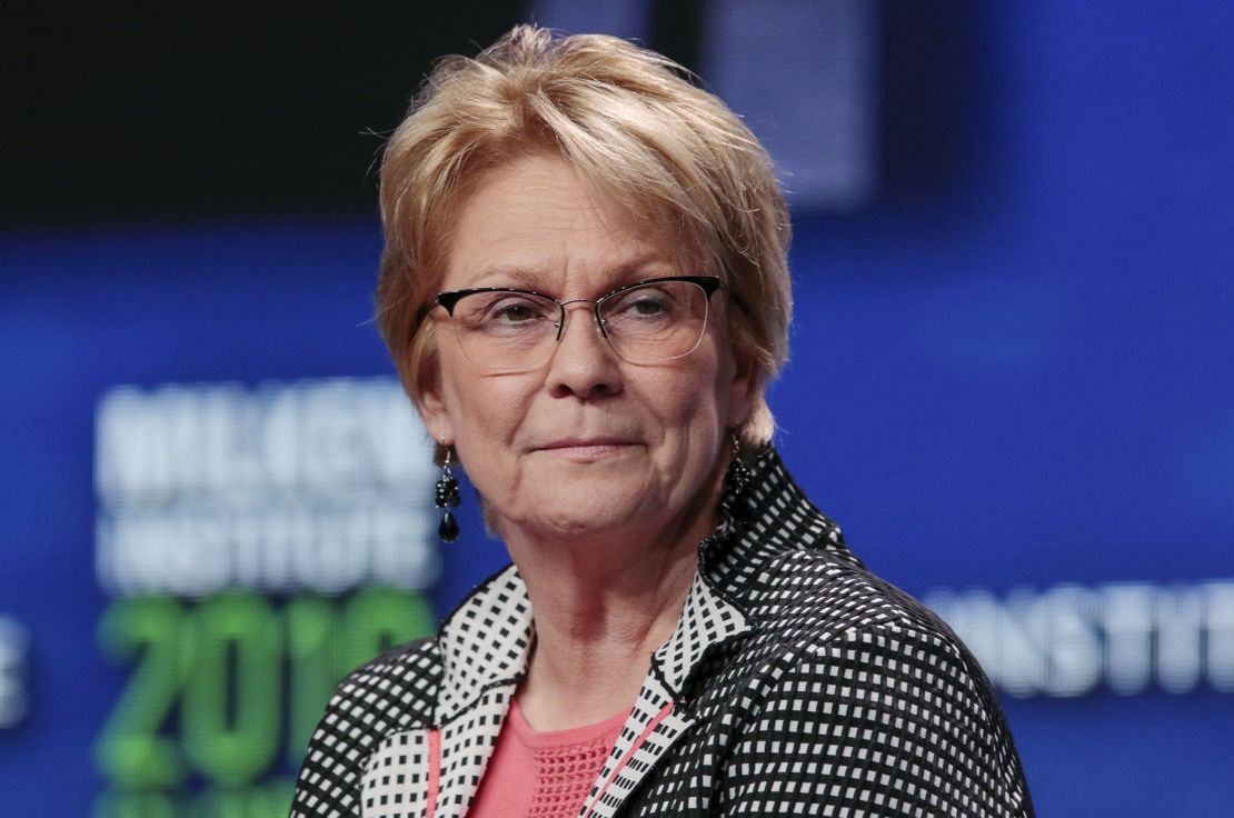 Vicki Hollub, president and CEO of Occidental Petroleum, went toe-to-toe with an oil company five times larger than hers, and she won. (Kyle Grillot/Bloomberg/Getty Images)