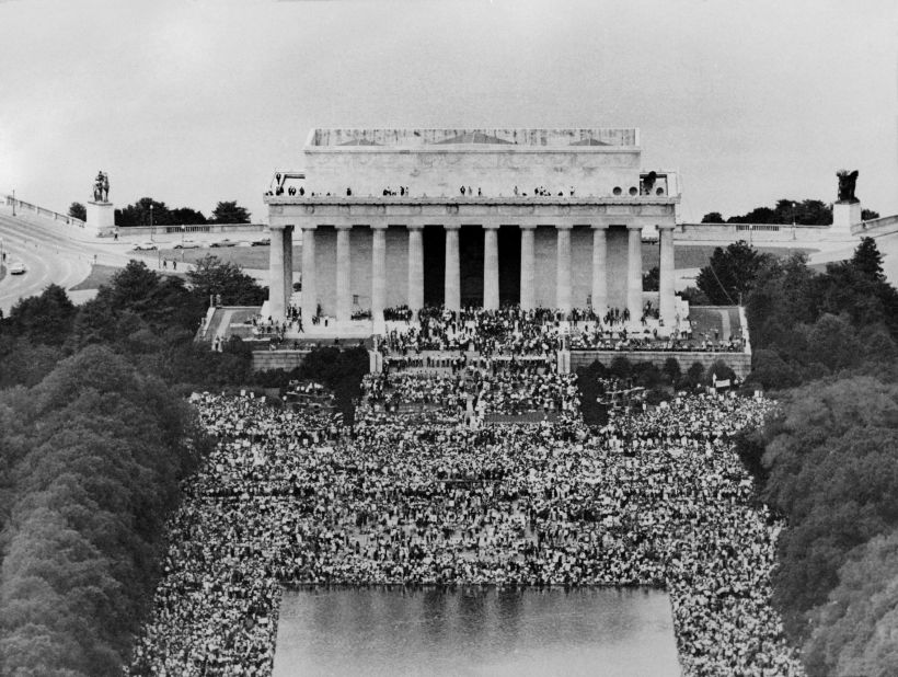 <strong>Lincoln Memorial (Washington):</strong> Hundreds of thousands of people gathered for "March on Washington for Jobs and Freedom" on August 28, 1963. The stirring words King delivered from these steps echo into today. 