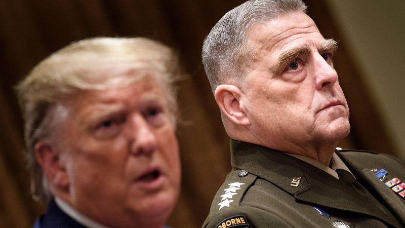 NextImg:Woodward/Costa book: Worried Trump could 'go rogue,' Milley took secret action to protect nuclear weapons | CNN Politics