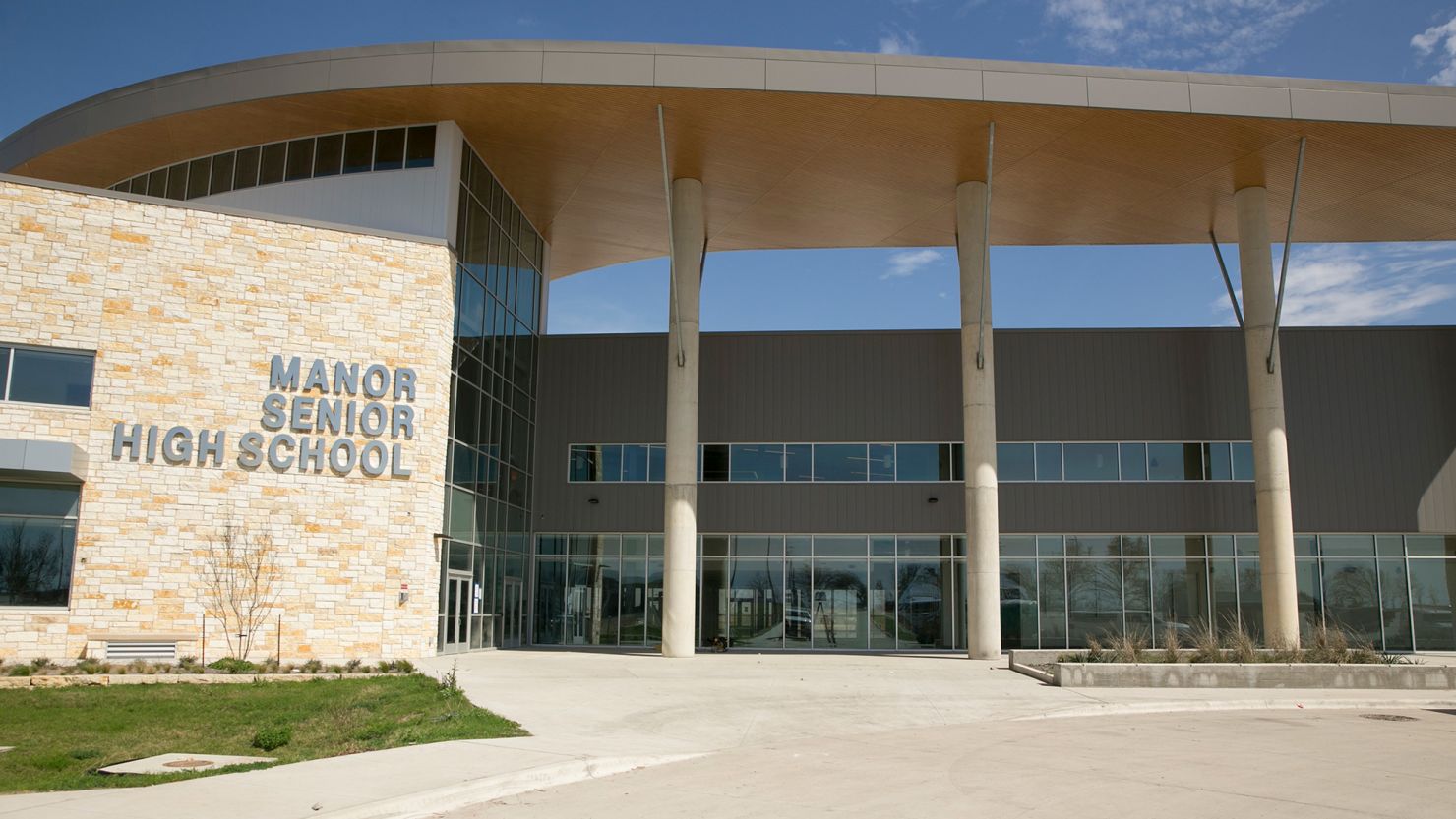 Manor Senior High School in Manor, Texas, within the Manor Independent School District.