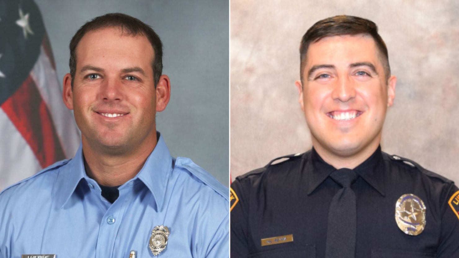  Paramedic Eric Hill, 39, and Officer Nicholas Reyna, 27. 