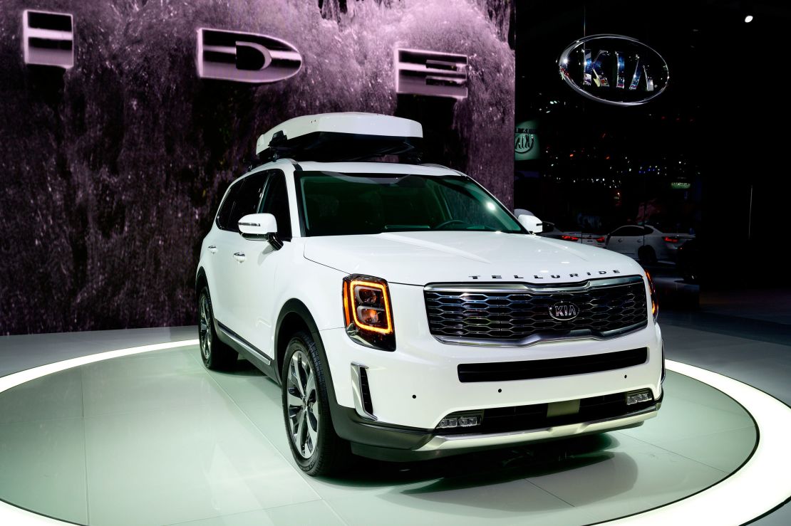 Kia Telluride was unveiled at last year's Detroit Auto Show in January.