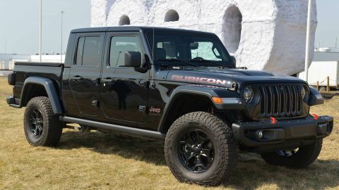 The Jeep Gladiator is based on the Jeep Wranger SUV, but substantial engineering changes were made for the pickup version.