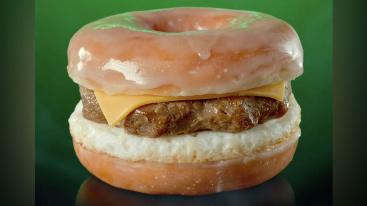 The "Beyond D-O-Double G Sandwich" is being served at Dunkin'. 