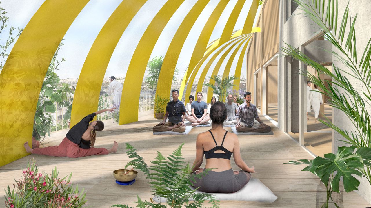 <strong>Om:</strong> The on-site studio at the sports-centric hotel will offer yoga, Pilates and meditation.