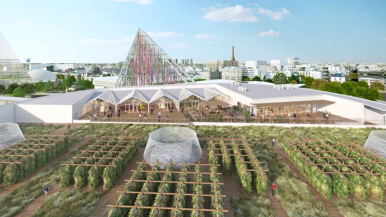 <strong>Rooftop farm: </strong>Paris is set to become home to the largest urban farm in the world with the transformation of 150,700 square feet of rooftop space atop the convention and exhibition center Paris Expo Porte de Versailles. 