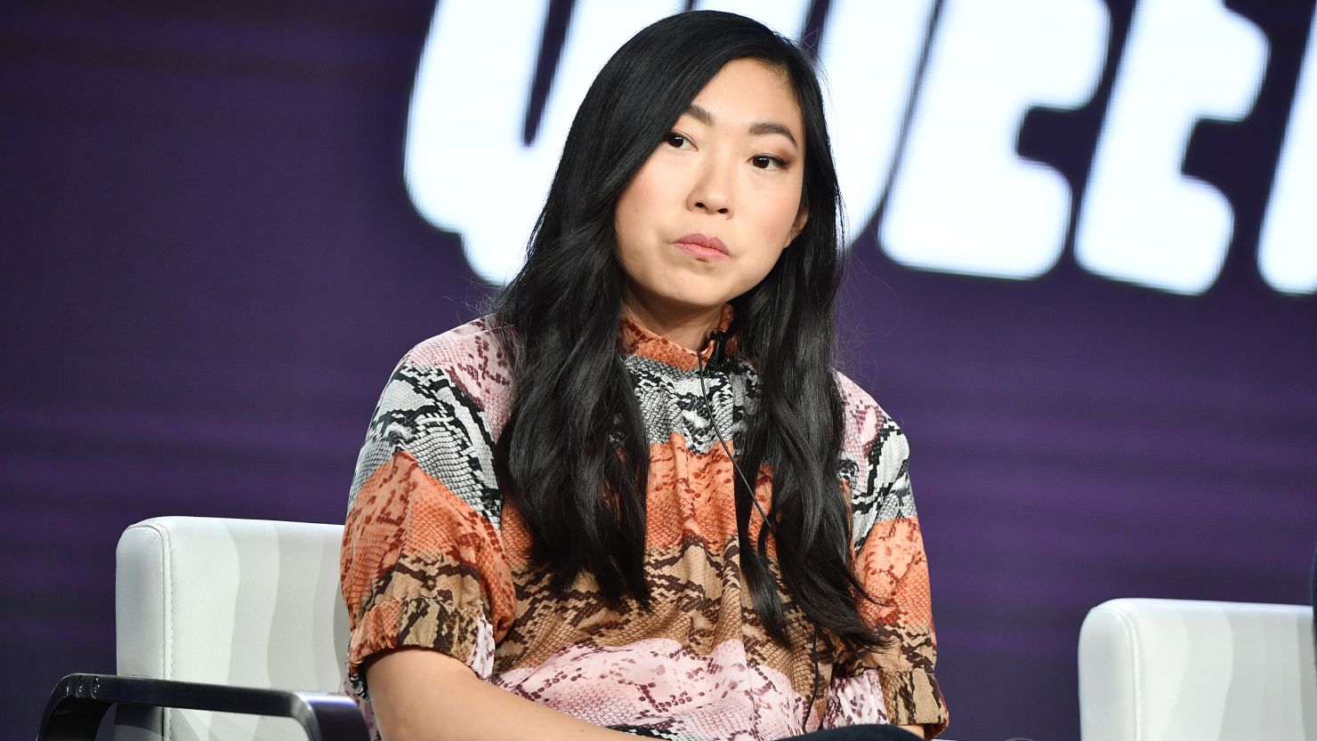 Awkwafina talk about Oscar nominations at the Television Critics Association press tour in Pasadena, California, on Tuesday, on January 14, 2020.