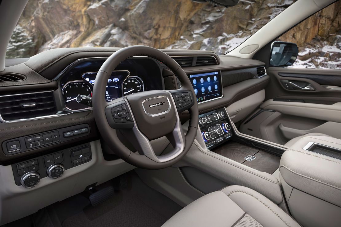 The new 2021 Yukon Denali will have a completely different interior from other versions.