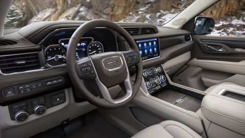 The new 2021 Yukon Denali will have a completely different interior from other versions.