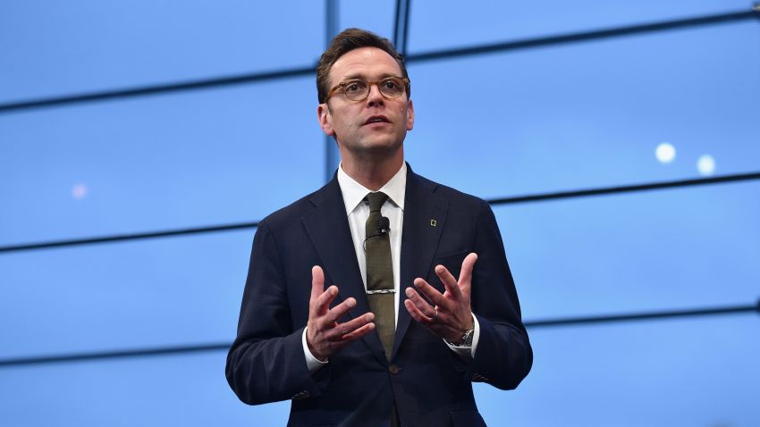 NEW YORK, NY - APRIL 19:  CEO of 21st Century Fox James Murdoch speaks at National Geographic's Further Front Event at Jazz at Lincoln Center on April 19, 2017 in New York City.  (Photo by Bryan Bedder/Getty Images for National Geographic)