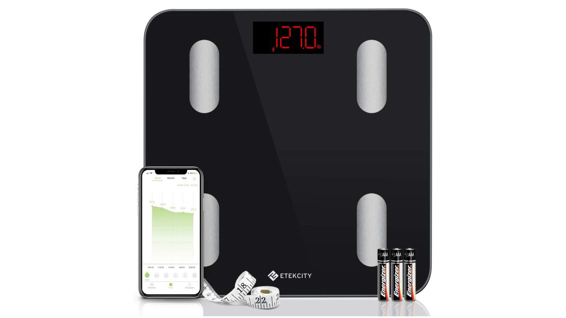 INEVIFIT Smart Body Composition Scale with Bluetooth and Free Tracking  INEVIFIT APP - Black